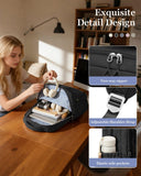 Black School Backpack for Women Men Cute Backpack for College Students Lightweight High School bag for Teens Girls Boys Waterproof Casual Daypacks Bookbag