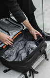 BlackVoyage Vortex Vacuum Seal Travel Backpack 60L Expandable Air Compression System Water Resistant TSA Lock Carry - On Suitcase Luggage Black AERO - Vacuum Pump Included