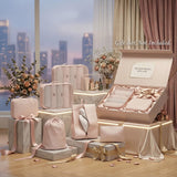BLINGCOOL 8 Set Packing Cubes for Travel with Clear Toiletry Bag, Durable Luggage Packing Organizers, Carry - On Accessories, TSA Approved See - Through Cubes, Space - Saving Storage Bags, Gifts for Women