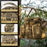 BLISSWILL Hunting Bucket Backpack with Seat Suitable for 5-gallon Seat，Dove Hunting Accessories，Daypack for Rifle Bow Gun（Not including Bucket and Lid）