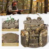 BLISSWILL Hunting Bucket Backpack with Seat Suitable for 5-gallon Seat，Dove Hunting Accessories，Daypack for Rifle Bow Gun（Not including Bucket and Lid）