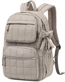 Bluboon Backpack for Girls Kids School Backpacks Bow Quilted Bookbag Multiple Pockets Lightweight 15.6 Laptop Backpack for Elementary Primary Middle School