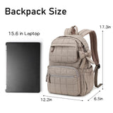 Bluboon Backpack for Girls Kids School Backpacks Bow Quilted Bookbag Multiple Pockets Lightweight 15.6 Laptop Backpack for Elementary Primary Middle School