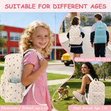 Bluboon Backpack for School Girls Women, Cute Corduroy Laptop Bookbag for Kids Teens, Durable Girls Lightweight Backpack