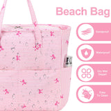 Bluboon Beach Pool Bags Tote for Women Ladies Large Gym Tote Carry On Bag With Wet Compartment for Weekender Travel Waterproof