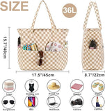 Bluboon Waterproof Beach Tote Pool Bags for Women Ladies Extra Large Gym Tote Carry On Bag With Wet Compartment for Weekender Travel