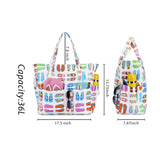 Bluboon Waterproof Beach Tote Pool Bags for Women Ladies Extra Large Gym Tote Carry On Bag With Wet Compartment for Weekender Travel (slipper)