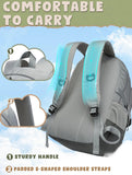 BLUEFAIRY High School Backpack for Girls Boys Middle School Bookbag for Kids Back to School Bag for College with Large Compartment Casual Daypack Mochilas para Niñas Adolescentes 18" Ash Grey