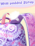 BLUEFAIRY Kids Backpack for Girls Elementary Primary Middle School Bag for Aged 8 - 10 for Teens Childs Bookbag Back to School Bag Mochilas Escolares para Niñas de 7 8 9 10 Tie - dye Purple