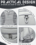 BLUEFAIRY Middle High School Backpack for Boys Girls Large Bookbag with Laptop Compartment Back to School Book Bags for Teens Teenagers Mochilas Escolares para Niños Niñas (Light Gray/Gray, Solid)