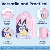 Bluey Backpack for Girls - Kids School Bag Travel Backpack Pink Childrens & Toddler Rucksack Ideal for Nursery and Daily Use