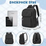 bluterm School Backpack for Women Men Lighweght Middle School Bookbag Casual Daypack Classic Collge High School Backpack Waterproof Travel Daypack