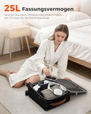 BMaoBBo Underseat Carry On Luggage Airline Approved – 16 - inch Softside Spinner Suitcase with 360° Wheels, Lightweight Overnight Weekender Bag for Women & Men, Business & Weekend Travel