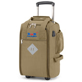 Boardingblue 17x10x9 Inches United Airlines Rolling Personal Item Under Seat Duffle Bag Luggage Suitable For Major Airlines Including Spirit, and Frontier Airline