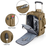 Boardingblue 17x10x9 Inches United Airlines Rolling Personal Item Under Seat Duffle Bag Luggage Suitable For Major Airlines Including Spirit, and Frontier Airline