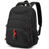 Boavan Laptop Backpack for men, 15.6 inch Laptop Bag with USB Port, Waterproof Travel Work Backpack Purse, Anti - Theft Teacher Nurse Doctor Casual Bookbags Office Business backpack，Black