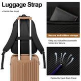 Boavan Laptop Backpack for men, 15.6 inch Laptop Bag with USB Port, Waterproof Travel Work Backpack Purse, Anti - Theft Teacher Nurse Doctor Casual Bookbags Office Business backpack，Black