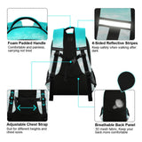 BOENLE Sea Turtle Teal Backpack for Boys Girls Elementary School Bag Kids Bookbag Travel Rucksack