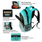 BOENLE Sea Turtle Teal Backpack for Boys Girls Elementary School Bag Kids Bookbag Travel Rucksack