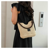 Bohemia Beach Bag for Women Macrame Shoulder Tote Bag Crossbody Purse Travel Beach Bag Summer Top - handle Hobo Bags 2026