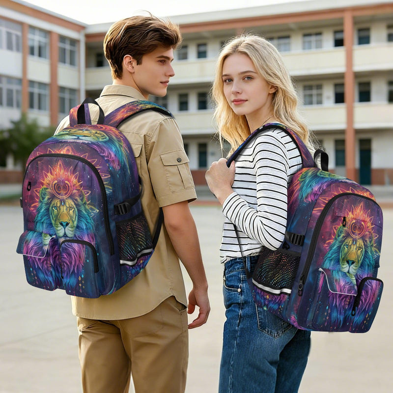 Bolaz Hi_0lion Travel Backpack 14 Inch Laptop Computer Bag Sturdy School Bag College Bookbag