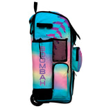 Boombah Rolling Superpack Baseball/Softball Gear Bag - Telescopic Handle - Holds 4 Bats - Wheeled Version - Softball Dream Multicolor
