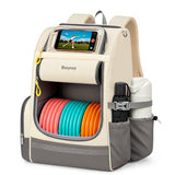 Bosynoy Disc Golf Bag with Clear Phone Holder, 20+ Discs Disc Golf Backpack with Insulated Pocket, Cute Beige Sports Backpack for | Backpacks4Less