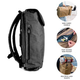 BOUNDARY X - PAC 22L Men's Women's Boundary Backpack Rucksack ERRANT PACK, Black