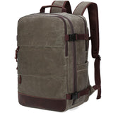BOVIP Travel Backpack for Men, Carry On Backpack, Flight Approved Personal Item, 18.4 inch Laptop Backpack, Light Green