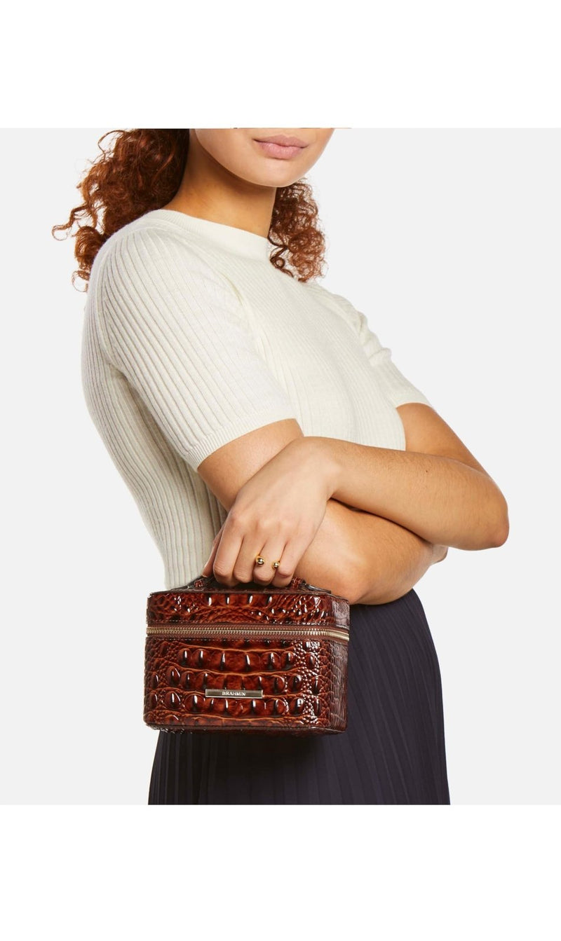 BRAHMIN Small Charmaine - Rose Gold Melbourne