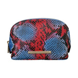 BRAHMIN Tina Small Cosmetic Case (Heat All Over Snake)