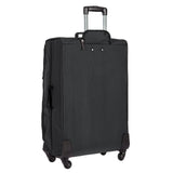 Bric's 30" Checked Luggage - Spinner - Style Suitcase for Women and Men - Sienna Collection - Black