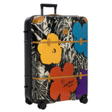 Bric's Andy Warhol Checked Luggage – Travel as Art Marilyn Print, Luxury Suitcase with Leather Trim, 360° Silent Wheels, Lightweight Hard Structure, 30 Inch, Black