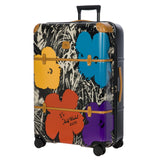 Bric's Andy Warhol Checked Luggage – Travel as Art Marilyn Print, Luxury Suitcase with Leather Trim, 360° Silent Wheels, Lightweight Hard Structure, 30 Inch, Black