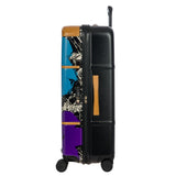 Bric's Andy Warhol Checked Luggage – Travel as Art Marilyn Print, Luxury Suitcase with Leather Trim, 360° Silent Wheels, Lightweight Hard Structure, 30 Inch, Black