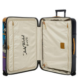 Bric's Andy Warhol Checked Luggage – Travel as Art Marilyn Print, Luxury Suitcase with Leather Trim, 360° Silent Wheels, Lightweight Hard Structure, 30 Inch, Black