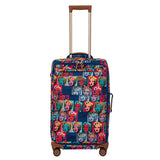 Bric's Andy Warhol Checked Luggage – Travel as Art Marilyn Print, Luxury Suitcase with Leather Trim, 360° Silent Wheels, Lightweight Soft Structure, 25 Inch, Multi - Color Marilyn Monroe
