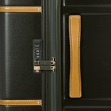 Bric's Bellagio 2.0 Spinner Suitcase - Luxury Hardshell Luggage with Large Wheels, Telescopic Handle, Leather Detailing - Rolling Suitcase for Refined Travel - 29 inch, Olive