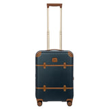 Bric's Bellagio 3.0 Spinner Trunk - Luxury Hardshell Carry On Luggage with Large Wheels,Telescopic Handle, Leather Detailing - Expandable Rolling Suitcase - 21