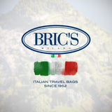 Bric's Bellagio 3.0 Spinner Trunk - Luxury Hardshell Check In Luggage with Large Wheels, Telescopic Handle, Leather Detailing - Expandable Rolling Suitcase - 30", Olive