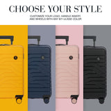 Bric's B|Y Ulisse Carry - On Spinner – Lightweight Hard Shell Luggage, Smooth 360° Double Wheels, TSA Combination Lock, USB Port & Interior Organization - 21 Inch, Black