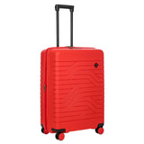 Bric's B|Y Ulisse Expandable Spinner Suitcase, Lightweight Polypropylene Hard Shell Luggage with 360° Rubber - Coated Double Wheels, TSA - Approved Lock and Organized Interior - 28 Inch, Red