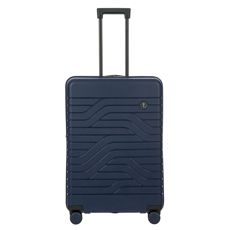Bric's B|Y Ulisse Expandable Spinner Suitcase, Lightweight Polypropylene Hard Shell Luggage with 360° Rubber - Coated Double Wheels, TSA - Approved Lock and Organized Interior - 28 Inch, Ocean Blue