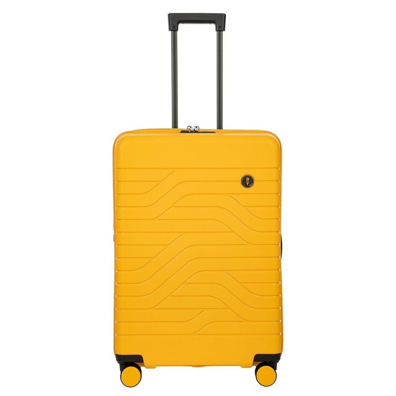 Bric's B|Y Ulisse Expandable Spinner Suitcase, Lightweight Polypropylene Hard Shell Luggage with 360° Rubber - Coated Double Wheels, TSA - Approved Lock and Organized Interior - 28 Inch, Mango