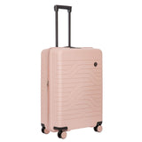 Bric's B|Y Ulisse Expandable Spinner Suitcase, Lightweight Polypropylene Hard Shell Luggage with 360° Rubber - Coated Double Wheels, TSA - Approved Lock and Organized Interior - 28 Inch, Pearl Pink