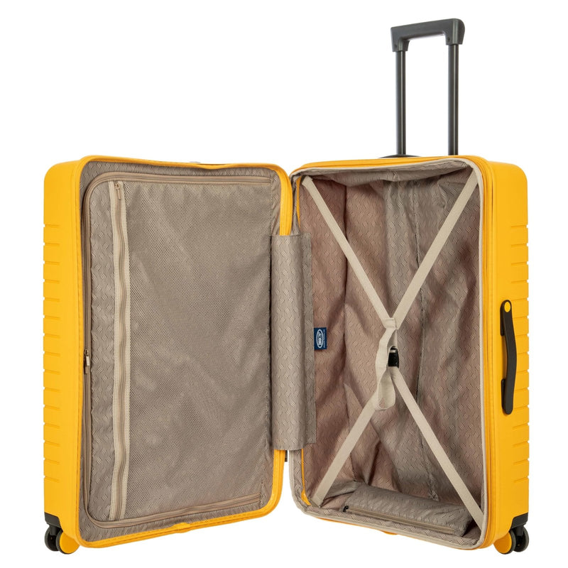 Bric's B|Y Ulisse Set of 2 Spinners - Lightweight Hardside 21" Expandable Carry on Spinner and 30" Expandable Check in Spinner - Mango