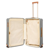 Bric's Capri 2.0 Spinner - Expandable Luxury Check - In Luggage With Spinner Wheels - Lightweight Check - In Suitcases with Wheels Made From Durable Polycarbonate - 27 Inch, Silver
