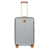 Bric's Capri 2.0 Spinner - Expandable Luxury Check - In Luggage With Spinner Wheels - Lightweight Check - In Suitcases with Wheels Made From Durable Polycarbonate - 27 Inch, Silver