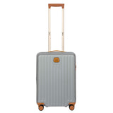Bric's Capri 2.0 Spinner - Luxury Carry On Suitcases with Built - in USB Port and TSA Lock - Lightweight Luggage with Wheels - 21 Inch, Silver Shine