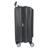 Bric's Cervia 21" Hardside Carry - On with Front Pocket, Expandable Luggage, 360° Spinner Wheels, Lightweight, TSA - Approved Locks, Durable, Dark Grey